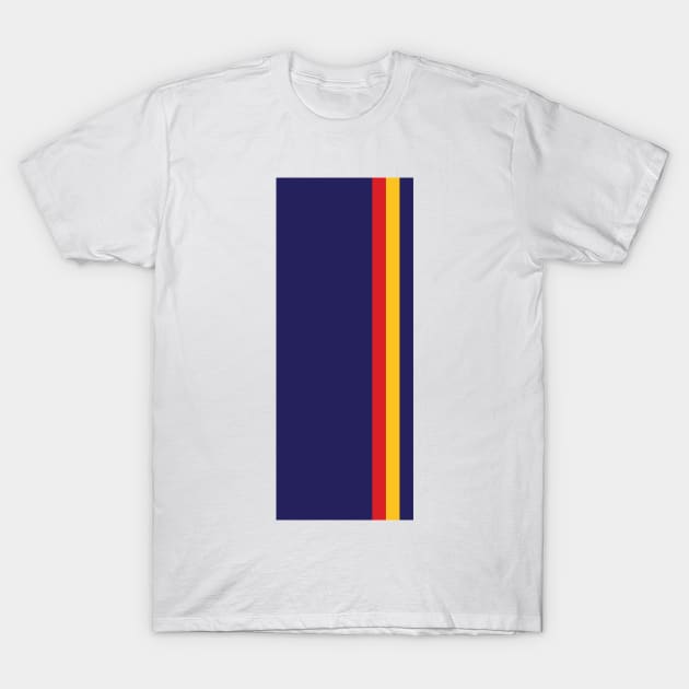 Red Bull Racing Stripes - 2022 Season T-Shirt by GreazyL